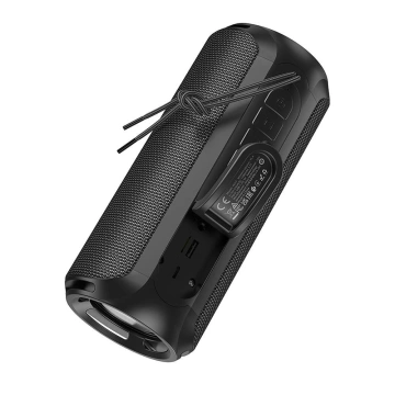 Hoco przenośny głośnik Bluetooth 5.4 2×8 W 1500 mAh FM/TF/AUX – czarny