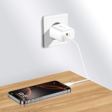Ładowarka Sieciowa 2xUSB Tech-Protect NCA20 20W PD QC3.0 Biała