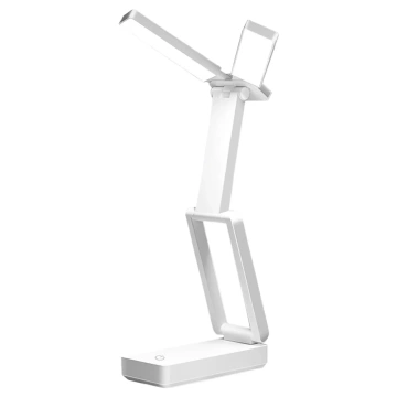 Lampa biurkowa LED 3600 mAh – regulacja natężenia i barwy światła, składana konstrukcja, zasilanie USB-C – Alogy LumiCharge Pro™ Biała