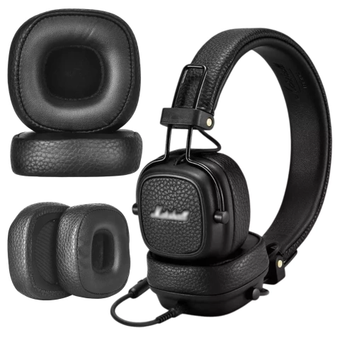 2x Ersatz-Ohrpolster aus Schaumstoff für MARSHALL MAJOR III 3 Kopfhörer