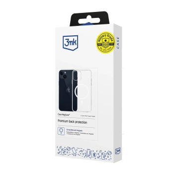 Schutzhülle für Apple iPhone 14 3mk Clear MagCase