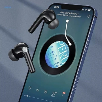 AWEI Bluetooth 5.3 T1 Pro kabellose Kopfhörer-Dockingstation schwarz