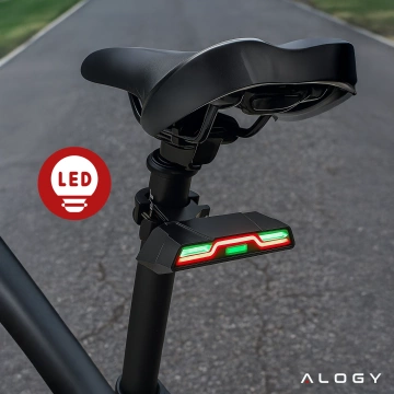 Lampka rowerowa tylna Alogy TrailFlash R6 na tył roweru oświetlenie LED światełko światło tylnie z funkcjami migotania 6 trybów wodoodporna