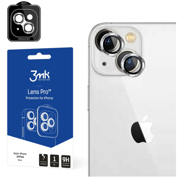 3mk Lens Protection Pro Handy-Objektivschutz für Apple iPhone 14 Plus Silber