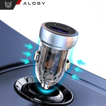 Alogy Kfz-Ladegerät mit Schnellladefunktion (QC3.0 PowerDelivery PD), 33 W, USB-C
