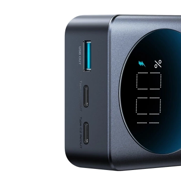 Powerbank Joyroom JR-PBF05 65W 30000mAh mit Display Schwarz