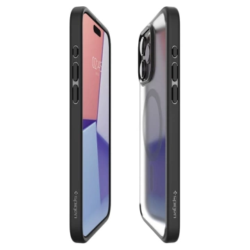 Etui Spigen Ultra Hybrid Mag MagSafe do Apple iPhone 15 Pro Max Frost Black