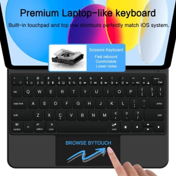 Etui z klawiaturą Tech-Protect iPad 10.9 / 11 SmartCase Black