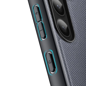 Etui ochronne Dux Ducis Fino do Samsung Galaxy S23+ pokrowiec z silikonową ramką szare