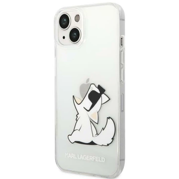 Etui ochronne na telefon Karl Lagerfeld KLHCP14MCFNRC do Apple iPhone 14 Plus 6,7" hardcase przeźroczysty/transparent Choupette Fun