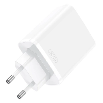 XO CE22 Wandladegerät, 45W, GaN, 2x USB-C, 2x USB-A, PD, QC, PPS