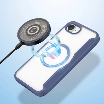 Dux Ducis Skin X Pro iPhone 16e Hülle mit MagSafe – Blau