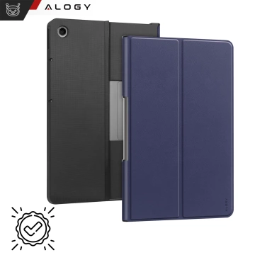Schutzhülle für Lenovo Tab Plus 11,5" 2024 TB351FU Alogy Book Cover Case Tablet-Hülle Marineblau
