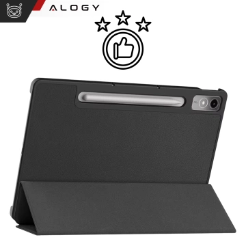 Schutzhülle für Lenovo Tab P12 12.7 TB-370 Tablet, Alogy Book Cover Case, Schwarz