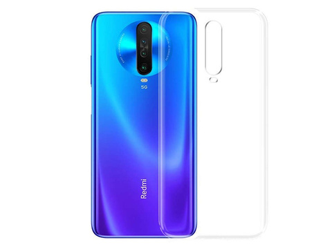 Etui obudowa case do Xiaomi Redmi K30/ Poco X2 silikonowe przezroczyste + Szkło Alogy