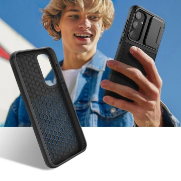 Etui Velar Cam+ do Samsung Galaxy A55 5G Black