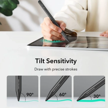 Rysik ESR Geo Digital Stylus do iPad z Apple Find My Czarny