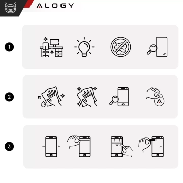 Folia "MATOWA" do Google Pixel 7 Pro Hydrożelowa Alogy HydroSkin Matte Pro™ na ekran do etui "BEZ ODCISKU PALCÓW"
