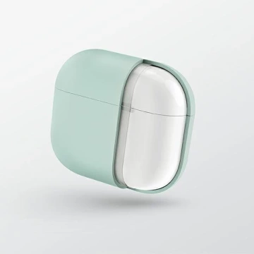 UNIQ Hülle Lino AirPods 3. Gen. Silikon grau / aschgrau