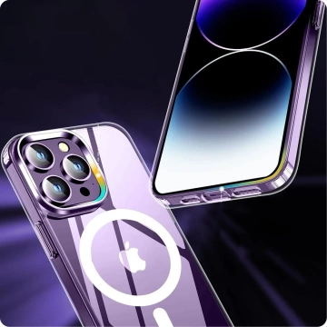 Hülle Flexair Hybrid Magsafe für Apple iPhone 15 Clear