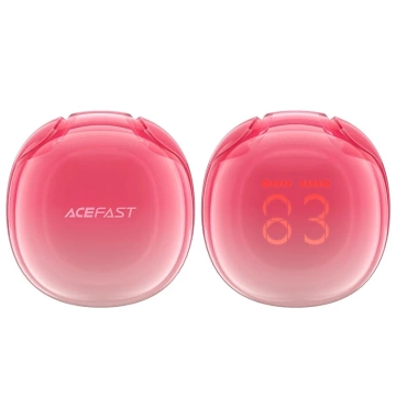 Acefast T9 Bluetooth 5.3 LED IPX4 Ohrhörer – In-Ear, Rot