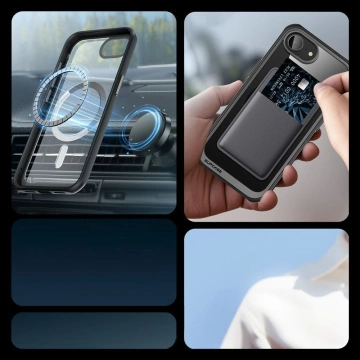 Etui Supcase UB Mag MagSafe iPhone 16e Schwarz