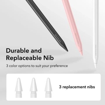Rysik ESR Geo Digital Stylus do iPad z Apple Find My Biały