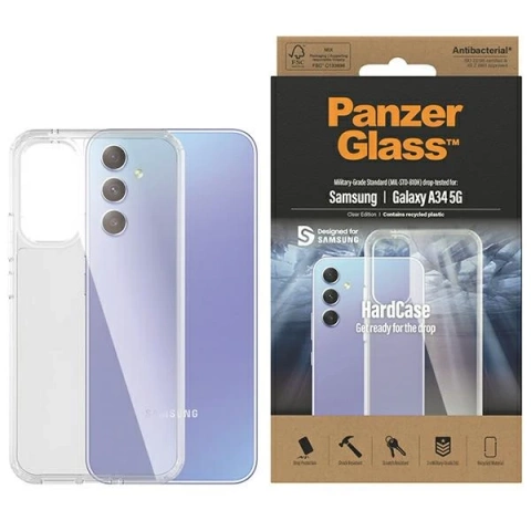 Etui do Samsung Galaxy A34 5G PanzerGlass HardCase Ochronne Clear