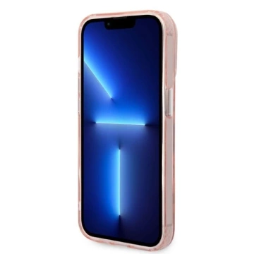 Etui Karl Lagerfeld KLHMP14XHNKCIP do iPhone 14 Pro Max 6,7" hardcase Iconic Karl&Choupette Magsafe różowy/pink
