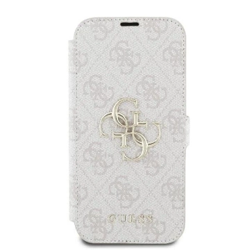 Guess 4G Metal Logo Book Case do iPhone 16 Plus 6,7″ – Pink