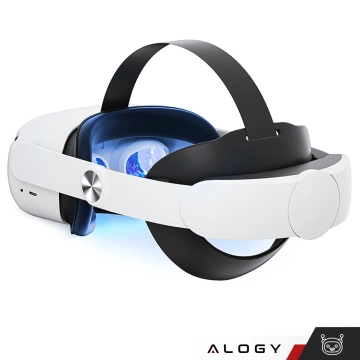 Regulowana Opaska Pasek wymienny do Meta Quest 2 Alogy Elite Strap Biały