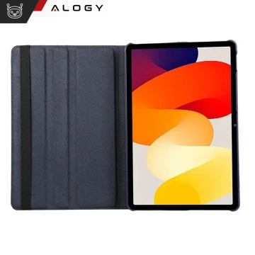 Etui 360 do Lenovo Tab K11 / K11E 11” M11 10.95" TB330FU / TB330XU / TB331FC obrotowe pokrowiec obudowa z klapką na tablet Case Alogy Granatowe