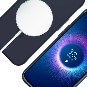 Etui do Apple iPhone 15 Plus 3mk Smoke Case Mag&Stand