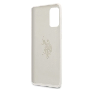 Etui na telefon US Polo Silicone Collection do Samsung Galaxy S20 Plus biały/white