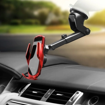 Autoladegerät Forcell HS1 Auto IR Qi 15W Induktion Rot