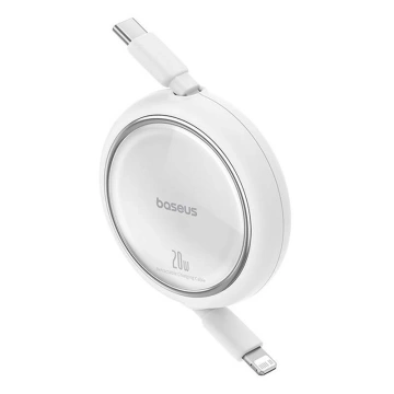 Baseus Free2Pull USB-C-Kabel für iP 20 W 1 m (Weiß)
