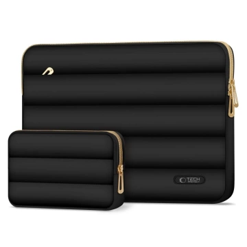 Etui Tech-Protect Puffy 15-16" Black + Mini Pokrowiec