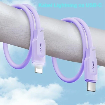 USMAS USB-C auf Lightning PD Schnellladekabel 1,2 m grün