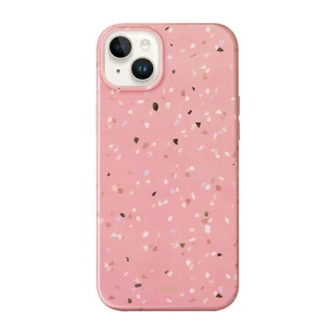 UNIQ Coehl Terrazzo Handyhülle für Apple iPhone 14 6.1" Rosa/Korallenrosa