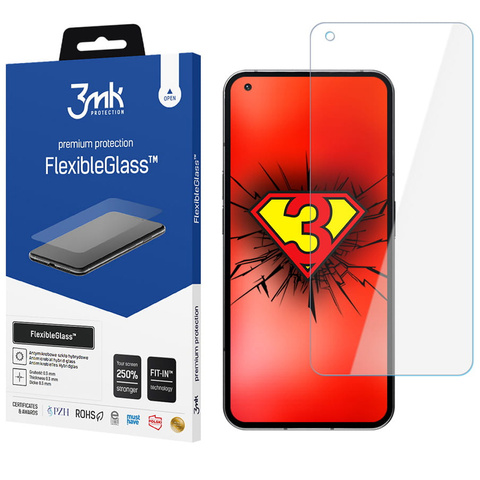 3mk Szkło hybrydowe ochronne Flexible Glass 7H do Nothing Phone 1
