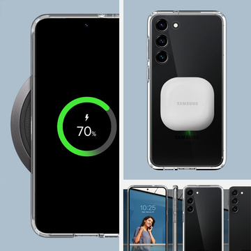 Etui ochronne na telefon Spigen Ultra Hybrid Case obudowa do Samsung Galaxy S23 Crystal Clear