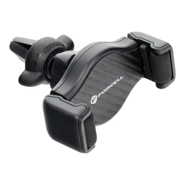 Uchwyt samochodowy FORCELL F-GRIP Carbon H-CF509 do kratki czarny