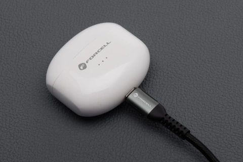 Kabel USB-C do USB-C Forcell 240W 5A PD QC 4.0 Nylon 2m Laptop Turbo