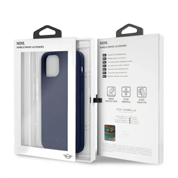 Etui na telefon Silicone Tone On Tone hardcase do iPhone 12 Pro Max granatowy/navy