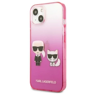 Karl Lagerfeld KLHCP13STGKCP iPhone 13 mini 5,4" Hardcase pink / pink Gradient Ikonik Karl