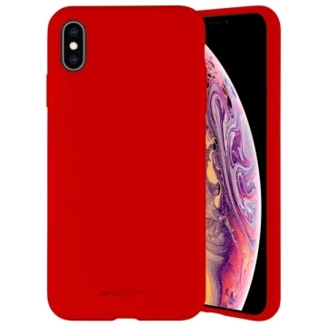 Mercury Silikon-Handyhülle für iPhone 14 Pro rot/rot