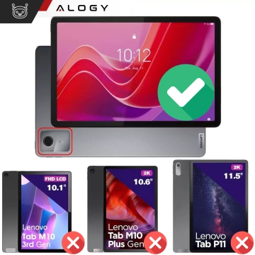 Etui ochronne z klawiaturą Alogy Keyboard case klawiatura bezprzewodowa do Lenovo Tab K11 / K11E 11” M11 10.95" TB330FU / TB330XU / TB331FC różowe