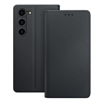 Etui na telefon 3mk Wallet Case portfel do Samsung Galaxy S23 5G zamykane na magnes Czarne