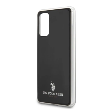 Etui na telefon US Polo Shiny do Samsung Galaxy S20 Plus czarny /black