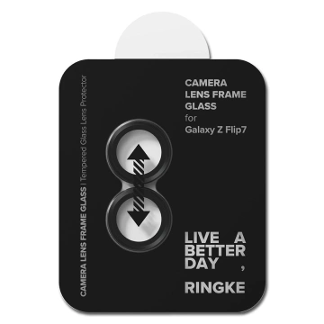 Osłona Aparatu do Galaxy Z Flip 7 Ringke Camera Frame 2-Pack Czarna